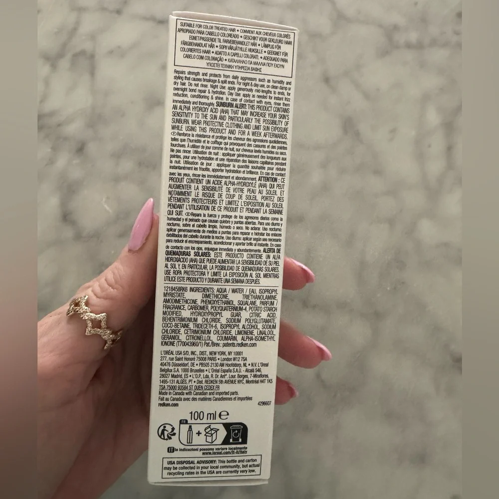 ✨Redken Acidic Bonding Concentrate 24/7 Night & Day Serum - White✨ - Picture 3 of 4